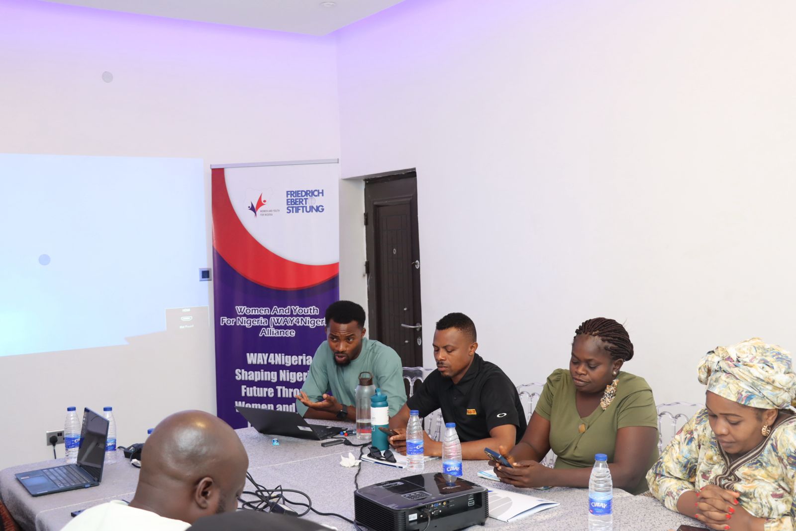 Alliance members in a strategy workshop session